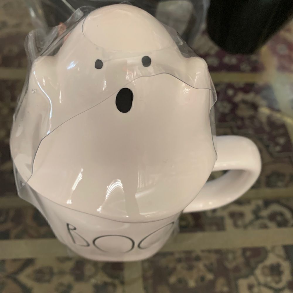 Rae Dunn Boo Topper Mug